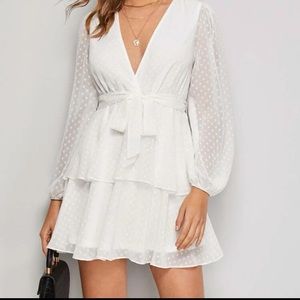 Shein White Dress